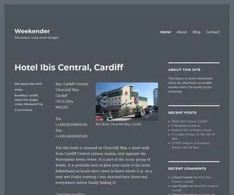 Weekender.blog(Wheelchair using travel blog) Screenshot