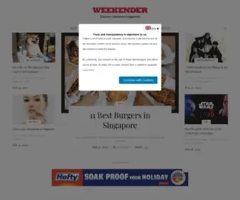 Weekender.com.sg(Weekender Singapore) Screenshot