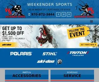 Weekendersports.com(Weekender Sports) Screenshot