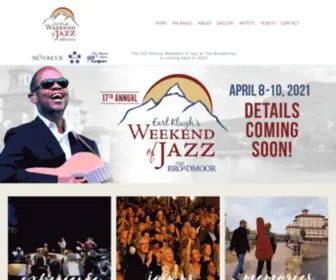 Weekendofjazz.com(Grammy-Winning Guitarist Earl Klugh's Weekend of Jazz) Screenshot