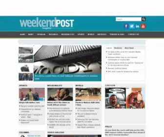 Weekendpost.co.bw(Weekend Post) Screenshot