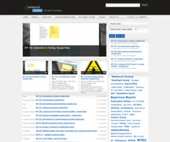 Weekendtesting.com(Weekend Testing) Screenshot