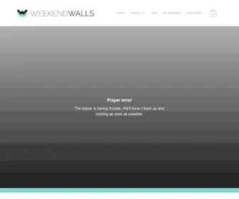Weekendwalls.com(Simply Peel and Stick. Weekend Walls) Screenshot