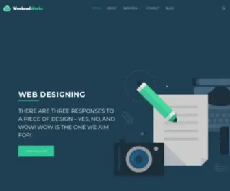 Weekendworks.in(Website designing company in delhi) Screenshot