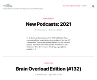 Weekinpodcasts.com(This Week in Podcasts) Screenshot