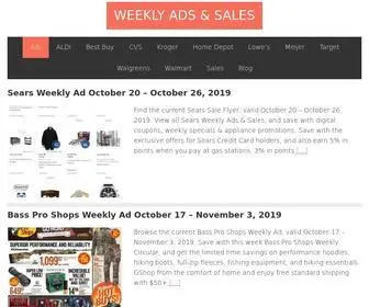 Weeklyadsale.com(Weekly Ads & Sales for this week and next week) Screenshot