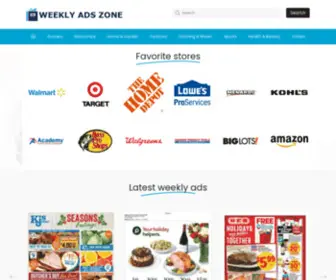 Weeklyadszone.com(Weekly Ads) Screenshot