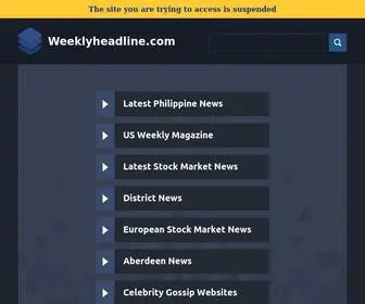 Weeklyheadline.com(Weekly Headline) Screenshot