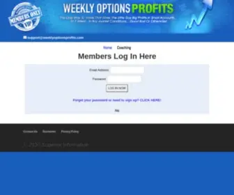 Weeklyoptionsmembers.com(Weekly Options Members Only) Screenshot