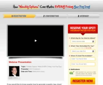 Weeklyoptionsscience.com(Make EVERY Friday Your Pay Day) Screenshot