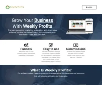 Weeklyprofits.com(WeeklyProfits) Screenshot