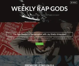 Weeklyrapgods.com(Weeklyrapgods) Screenshot