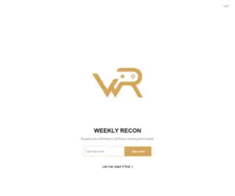 Weeklyrecon.com(WEEKLY RECON) Screenshot