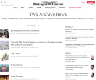 Weeklystandard.com(TWS Archive) Screenshot
