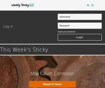 Weeklystickypro.com(Weekly Sticky Pro) Screenshot