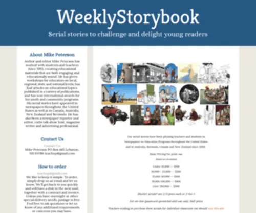 Weeklystorybook.com(Weeklystorybook) Screenshot