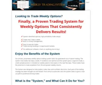 Weeklytradingsystem.com(Weekly Trading System) Screenshot