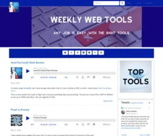 Weeklywebtools.com(Web tools) Screenshot