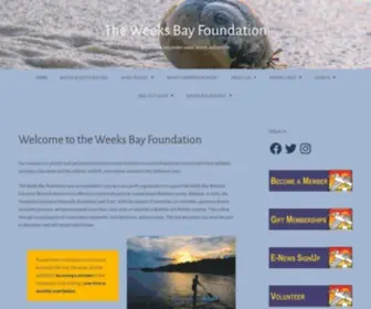 Weeksbay.org(South Alabama Land Trust) Screenshot