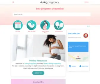 Weeksduringpregnancy.com(During Pregnancy) Screenshot
