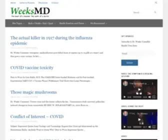 Weeksmd.com(The blog of Dr) Screenshot