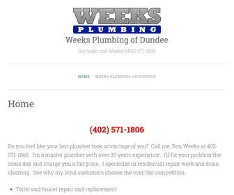 Weeksplumbingofdundee.com(Weeks Plumbing of Dundee) Screenshot