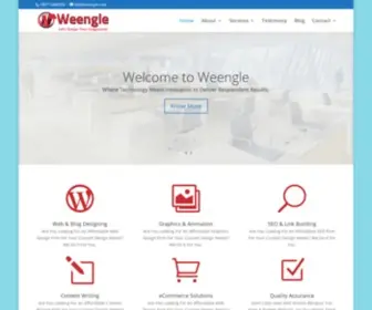 Weengle.com(Best Web Designing Company) Screenshot