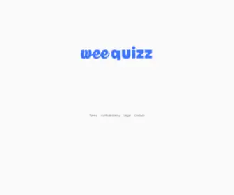 Weequizz.com(WeeQuizz) Screenshot