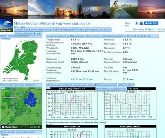 Weerstation-Gouda-Bloemendaal.nl(Meteo Gouda) Screenshot