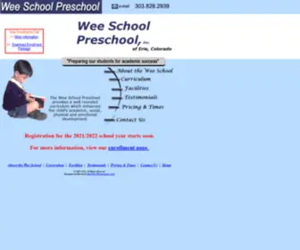 Weeschoolpreschool.com(Wee School Preschool of Erie) Screenshot