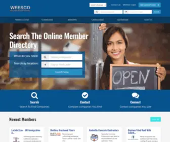 Weesco.com(Local Business Directory Directory) Screenshot