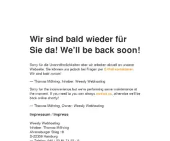 Weesly.de(Webhosting) Screenshot