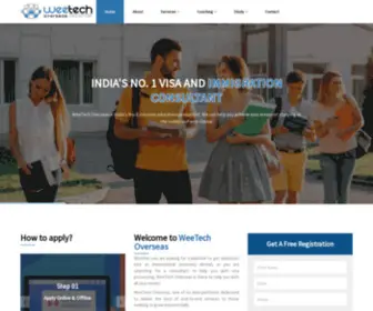 Weetechoverseas.com(Study Abroad Institute) Screenshot