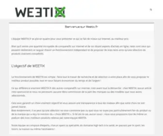 Weetix.fr(Bienvenue sur) Screenshot