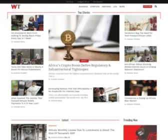 Weetracker.com(Business, Startups & Economy News From Africa) Screenshot