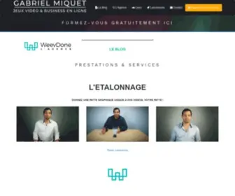 Weevdone.com(Gabriel Miquet) Screenshot