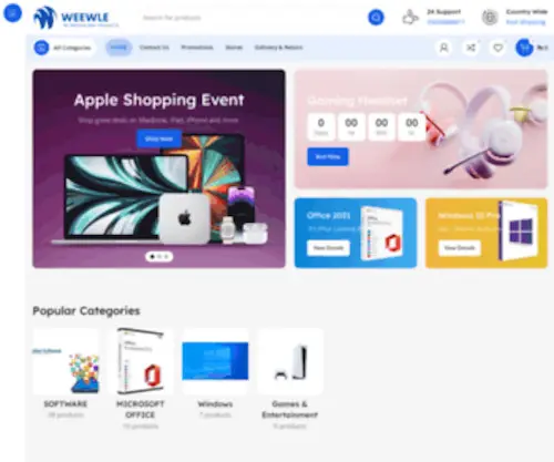 Weewle.com(Experience Unmatched Savings) Screenshot