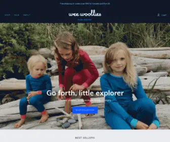 Weewoollies.com(Wee Woollies Children's Apparel Ltd) Screenshot