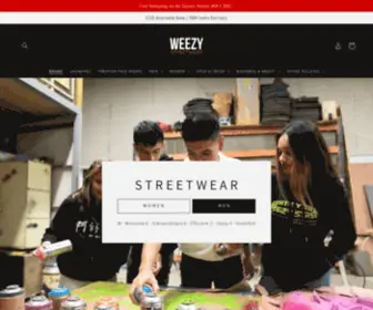 Weezy.in(Weezy Streetwear India) Screenshot