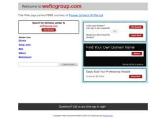 WeficGroup.com(Oilfield Engineering Services Singapore) Screenshot