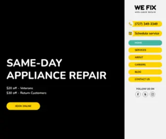 Wefix-Appliance.com(Appliance Repair) Screenshot