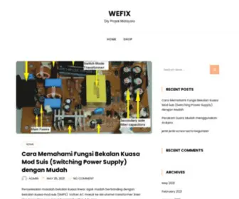 Wefix.com.my(Diy Projek Malaysia) Screenshot