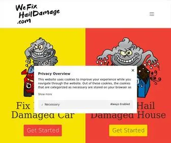 Wefixhaildamage.com(We Fix Hail Damage) Screenshot