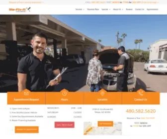 Wefixitautorepair.com(Trustworthy Auto Repair in Scottsdale) Screenshot