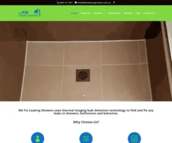 Wefixleakingshowers.com.au(We Fix Leaking Showers) Screenshot