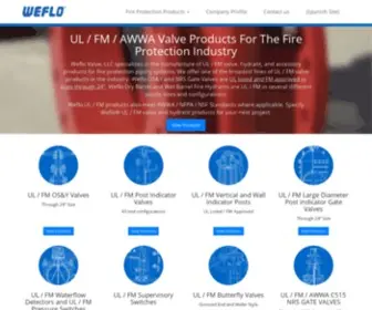 Weflo.com(Fire Protection Valves & Products) Screenshot