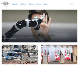 Weforum.com(The World Economic Forum) Screenshot