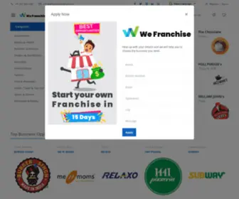 Wefranchise.in(We Franchise) Screenshot