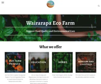 Wefs.co.nz(Wairarapa Eco Farm) Screenshot
