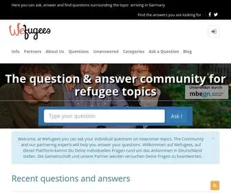 Wefugees.de(Wefugees) Screenshot